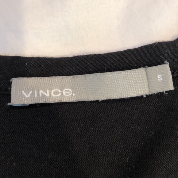 Vince Baseball shirt in black - Picture 3 of 3